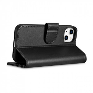 Калъф тип книга iCARER Wallet 2в1 против кражба - iPhone 14 Plus черен - Img 8