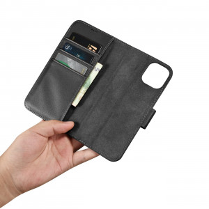 Калъф тип книга iCARER Wallet 2в1 против кражба - iPhone 14 Plus черен - Img 14