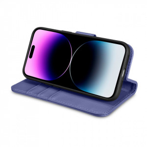 Калъф тип книга iCARER Wallet 2в1 против кражба - iPhone 14 Pro Cover светлолилав - Img 8