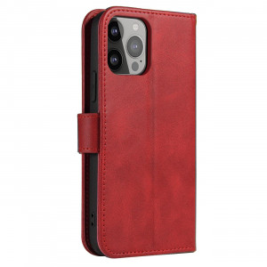 Калъф тип книга Magnet Elegant - iPhone 15 Plus Red - Img 4