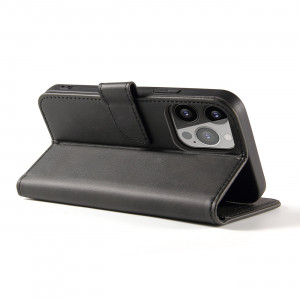 Калъф тип книга Magnet Elegant - iPhone 15 Pro Max черен - Img 3