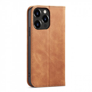 Калъф тип книга Magnet Fancy - iPhone 13 Pro кафяв - Img 4