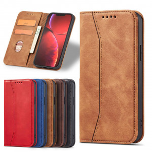 Калъф тип книга Magnet Fancy - iPhone 13 Pro Max кафяв - Img 16