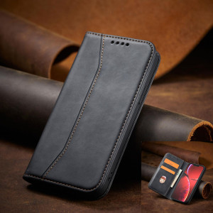 Калъф тип книга Magnet Fancy - iPhone 13 Pro Max черен - Img 12
