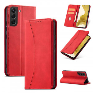 Калъф тип книга Magnet Fancy - Samsung Galaxy S23 Ultra червен - Img 12