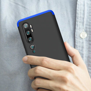 Калъф 360° GKK Full Body Cover (без стъклен протектор) - Xiaomi Mi Note 10 / 10 Pro / CC9 Pro черен / червен - Img 6