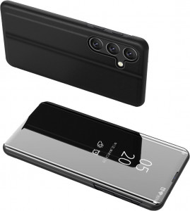 Огледален калъф тип книга Clear View - Samsung Galaxy A24 черен - Img 1