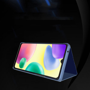 Огледален калъф тип книга Clear View - Xiaomi Redmi 10C розов - Img 3