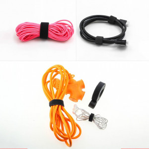 Органайзер за кабели WOZINSKY Hook and Loop 2m WVO2mBK - Img 3
