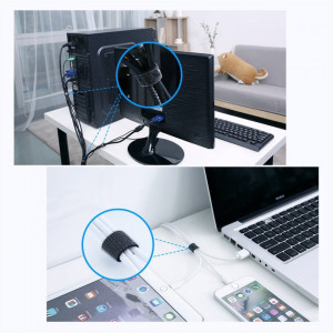 Органайзер за кабели WOZINSKY Hook and Loop 2m WVO2mBK - Img 10