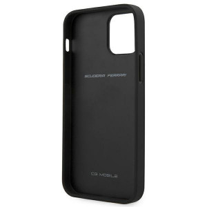 Оригинален гръб от естествена кожа FERRARI Off Track Quilted FEHQUHCP12MRE - iPhone 12 / 12 Pro червен - Img 7