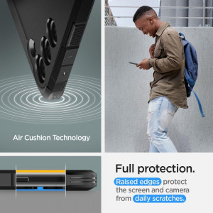 Оригинален гръб със стойка SPIGEN Tough Armor - Samsung Galaxy S23 черен - Img 14
