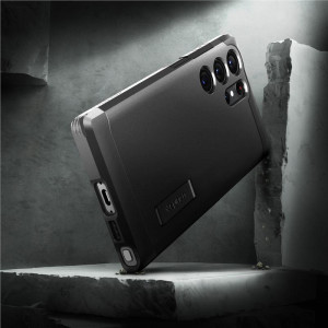 Оригинален гръб със стойка SPIGEN Tough Armor - Samsung Galaxy S23 Ultra черен - Img 19
