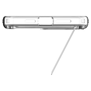 Оригинален гръб със стойка SPIGEN Ultra Hybrid S MagSafe - iPhone 15 Pro прозрачен - Img 7