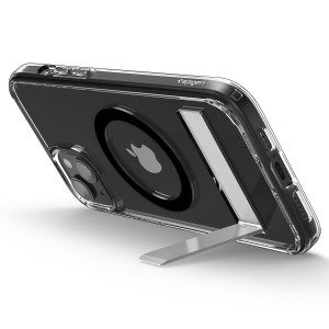 Оригинален гръб със стойка SPIGEN Ultra Hybrid S MagSafe - iPhone 15 Plus черен - Img 6