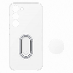 Оригинален гръб с ринг стойка SAMSUNG Clear Gadget (EF-XS911CTEGWW) - Samsung Galaxy S23 прозрачен - Img 9