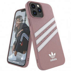 Оригинален гръб ADIDAS OR Molded PU - iPhone 13 Pro Max розов - Img 1
