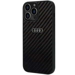 Оригинален гръб AUDI Carbon Fiber AU-TPUPCIP13PM-R8 / D2-BK - iPhone 13 Pro Max черен - Img 3