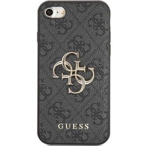 Оригинален гръб GUESS 4G Big Metal Logo GUHCI84GMGGR - iPhone 7 / 8 / SE (2nd gen) / SE (3rd gen) сив - Img 3