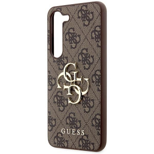 Оригинален гръб GUESS 4G Big Metal Logo GUHCS23S4GMGBR - Sansung Galaxy - Samsung Galaxy S23 кафяв - Img 6