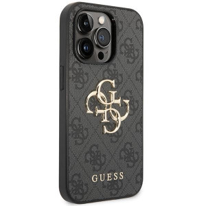 Оригинален гръб GUESS 4G Big Metal Logo - iPhone 15 Pro Max сив - Img 4