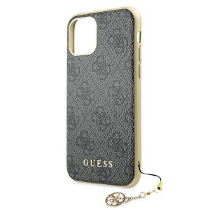 Оригинален гръб GUESS 4G Charms GUHCN61GF4GGR - iPhone 11 сив - Img 5