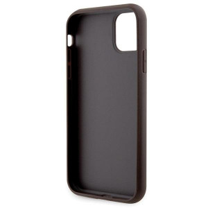 Оригинален гръб GUESS 4G Metal Logo с презрамка GUHCN61P4TDSCPW - iPhone 11 кафяв - Img 8