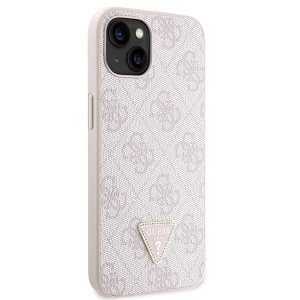 Оригинален гръб GUESS 4G Metal Logo с презрамка GUHCP14XP4TDSCPP - iPhone 14 Pro Max розов - Img 4