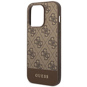 Оригинален гръб GUESS 4G Stripe GUHCP14XG4GLBR - iPhone 14 Pro Max кафяв - Img 6