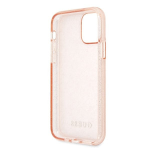 Оригинален гръб GUESS Glitter GUHCN58PCGLPI - iPhone 11 Pro розов - Img 5