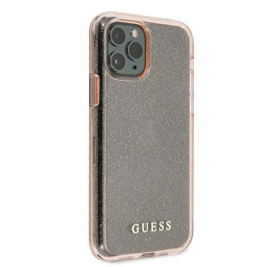 Оригинален гръб GUESS Glitter GUHCN58PCGLPI - iPhone 11 Pro розов - Img 11