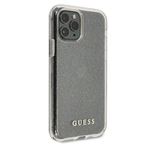 Оригинален гръб GUESS Glitter GUHCN65PCGLSI - iPhone 11 Pro Max сребрист - Img 5
