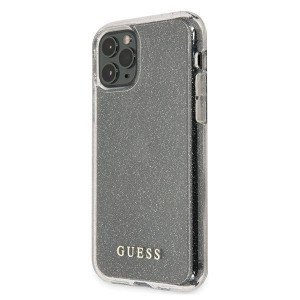 Оригинален гръб GUESS Glitter GUHCN65PCGLSI - iPhone 11 Pro Max сребрист - Img 6
