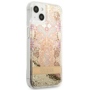 Оригинален гръб GUESS GUHCP13SLFLSD - iPhone 13 mini златист - Img 4