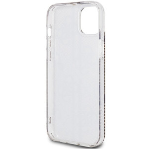 Оригинален гръб GUESS IML 4G Gold Stripe - iPhone 15 Plus / 14 Plus кафяв - Img 7