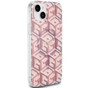 Оригинален гръб GUESS IML GCube MagSafe - iPhone 15 Plus / 14 Plus розов - Img 4