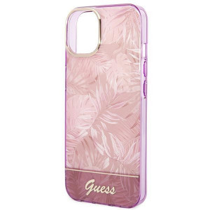 Оригинален гръб GUESS Jungle Collection GUHCP14MHGJGHP - iPhone 14 Plus розов - Img 6