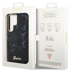 Оригинален гръб GUESS Marble GUHCS23LPCUMAK - Samsung Galaxy S23 Ultra черен - Img 7