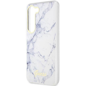 Оригинален гръб GUESS Marble GUHCS23SPCUMAH - Samsung Galaxy S23 бял - Img 6