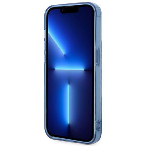 Оригинален гръб GUESS Porcelain GUHCP14LHGPLHB - iPhone 14 Pro син - Img 5