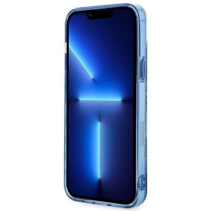 Оригинален гръб GUESS Porcelain GUHCP14MHGPLHB - iPhone 14 Plus син - Img 5