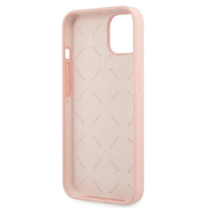 Оригинален гръб GUESS Silicone 4G Logo GUHCP13SLS4GWPI - iPhone 13 mini розов - Img 7