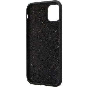 Оригинален гръб GUESS Silicone Logo Strass 4G GUHCN614DGPK Case - iPhone 11 черен - Img 7