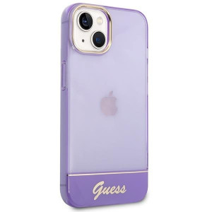 Оригинален гръб GUESS Translucent GUHCP14MHGCOU - iPhone 14 Plus лилав - Img 4