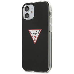 Оригинален гръб GUESS Triangle GUHCP12SPCUCTLBK - iPhone 12 mini черен - Img 2