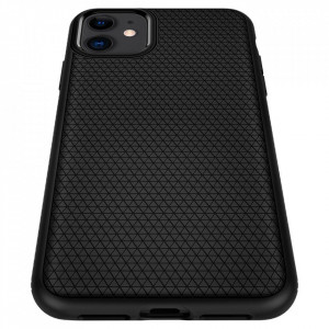 Оригинален гръб SPIGEN Liquid Air - iPhone 11 черен мат - Img 7