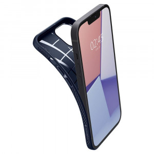 Оригинален гръб SPIGEN Liquid Air - iPhone 13 тъмносин - Img 6