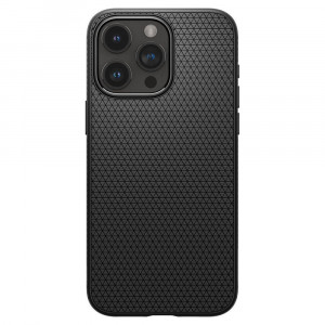 Оригинален гръб SPIGEN Liquid Air - iPhone 15 Pro Max черен мат - Img 1