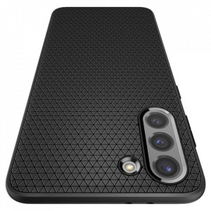 Оригинален гръб SPIGEN Liquid Air - Samsung Galaxy S21 5G черен мат - Img 7