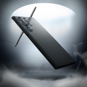 Оригинален гръб SPIGEN Liquid Air - Samsung Galaxy S23 Ultra черен мат - Img 11